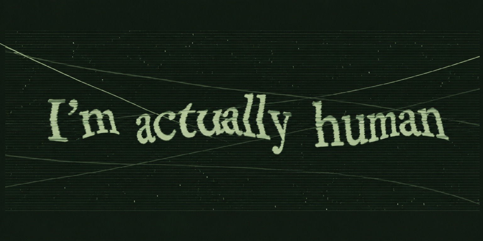 I’m actually human